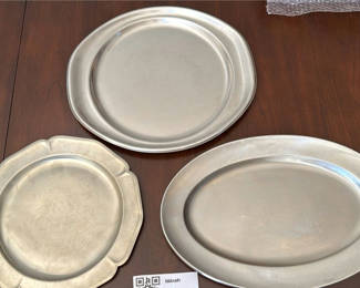 Lot 58: Assorted Metal Serving Platters