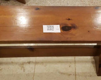 Lot 109: Wooden Bench