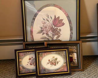 Lot 65: Five Framed Decorative Art Prints