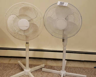 Lot 103: Two Holmes Air Pedestal Fans