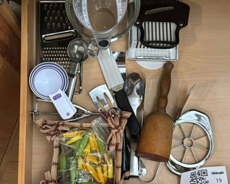 Lot 18: Assorted Kitchen Utensils and Tools