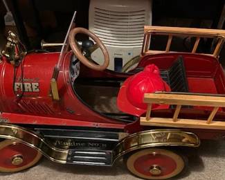 pedal car fire truck