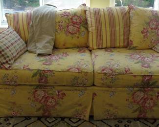 Couch includes beige slipcovers $200