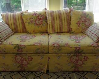 Couch includes beige slipcovers $200