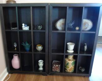 Bookshelves (2) 24" W x 40" H $25