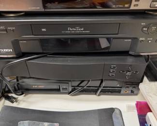 VCRS - Part of a large assortment of electronics