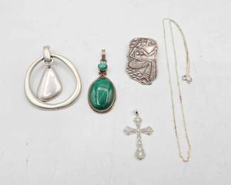 908  Sterling Silver Jewelry, 62g