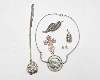 902 Sterling Silver Jewelry, 64g