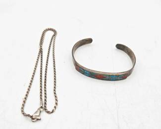 928  Sterling Silver Bracelet  Chain, 20.4g