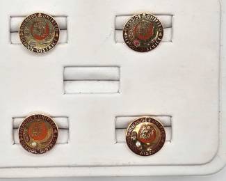 1900  Pins with Diamonds and Ruby