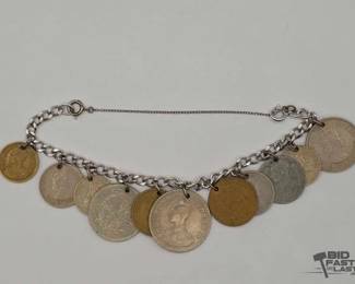 962 Foreign Coins Bracelet