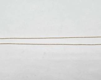 722 14k Gold Chain Necklace, 1.8g