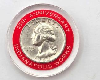 1510  1963 Indianapolis Works 25th Anniversary Quarter