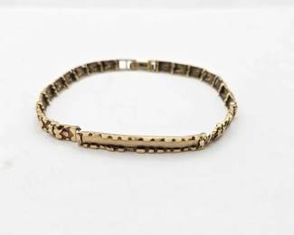 802  10k Gold Bracelet, 9g