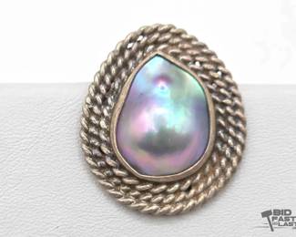 960  Silver Pendant with Pearl, 8g