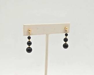 716 14k Gold Earrings, 2.6g