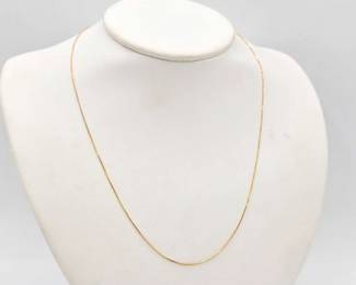 762  14k Gold Chain, 1.1g