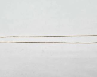 722  14k Gold Chain Necklace, 1.8g