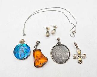 920 Sterling Silver Jewelry, 42g