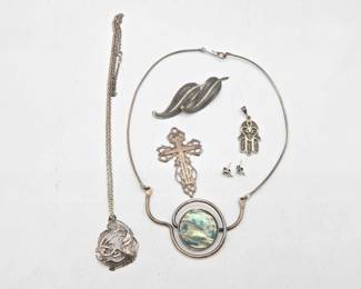 902  Sterling Silver Jewelry, 64g