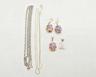 932  Sterling Silver Jewelry, 35.6g