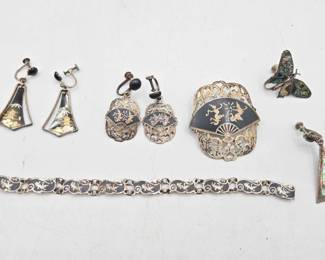 922  Sterling Silver Jewelry, 33.7g