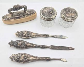 966  Vintage Sterling Silver Manicure Set