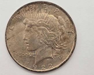 1506 1922 Silver Piece Dollar