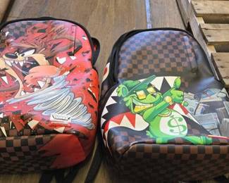 8104 2 SprayGround Backpacks