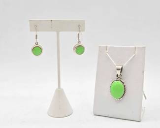 936  Sterling Silver Jewelry Set, 18.8g