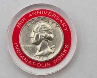 1510 1963 Indianapolis Works 25th Anniversary Quarter
