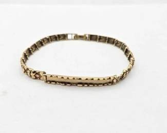 802 10k Gold Bracelet, 9g