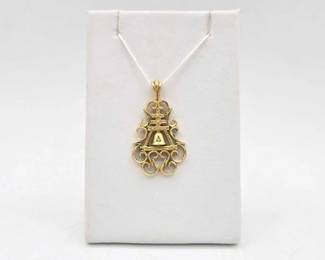 744 14k Gold Pendant, 5.8g