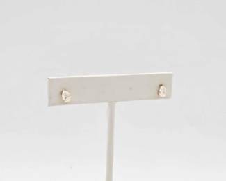 814  10k Gold Earrings with SemiPrecious Stones, 0.5g