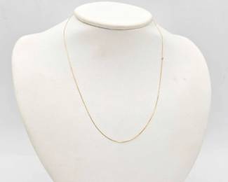 782  14k Gold Chain, 0.4g