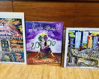 Prints by Eddie Mormon and Mika Guidry