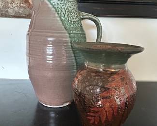 Hand thrown pottery