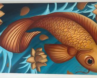 Original art by Brett LeJeune 48" W X 24" T