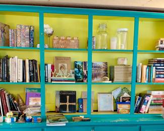 Art books and cookbooks.