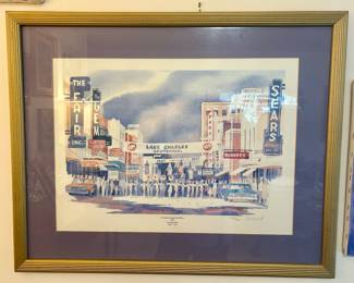 Bob Kleinschmidt signed and numbered print. "Centennial Parade Ryan Street 1967". #425/500