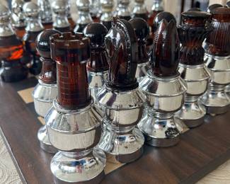 Vintage Avon Chess set... cologne inside!
