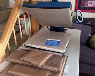 Heat press - lots of vinyl