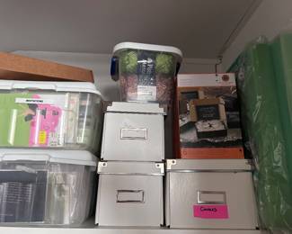 Candles, invitations, organizers 