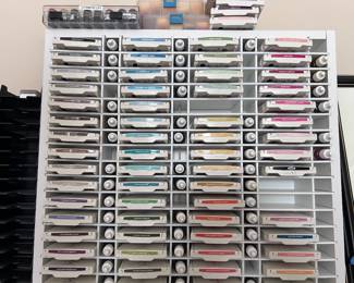 Stampin’ Up ink pads, ink, storage 