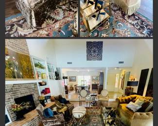 Gorgeous Family Room filled with elegant furnishings & decor