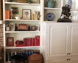 Books and collectibles.  
