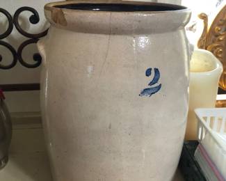 Salt glazed #2 butter churn