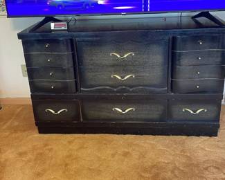 MCM Black Dresser