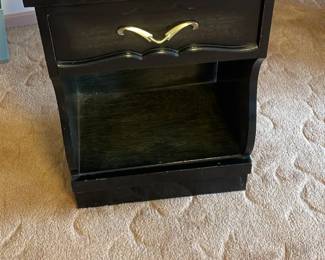 MCM matching black night stand