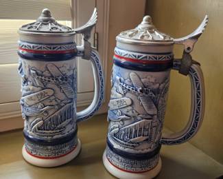 Avon Water Plane Seaplane Bierkrug Stein German Beer Stein 1981 Collectible